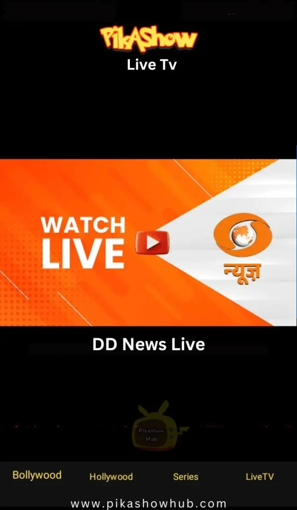 DD news Live pikashow tv