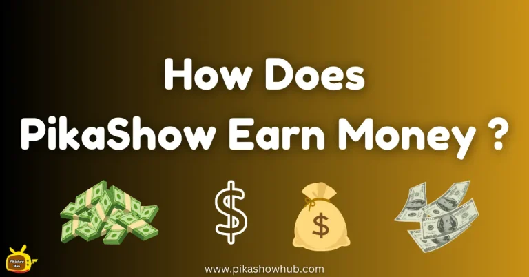 Revenue streams for Pikashow App