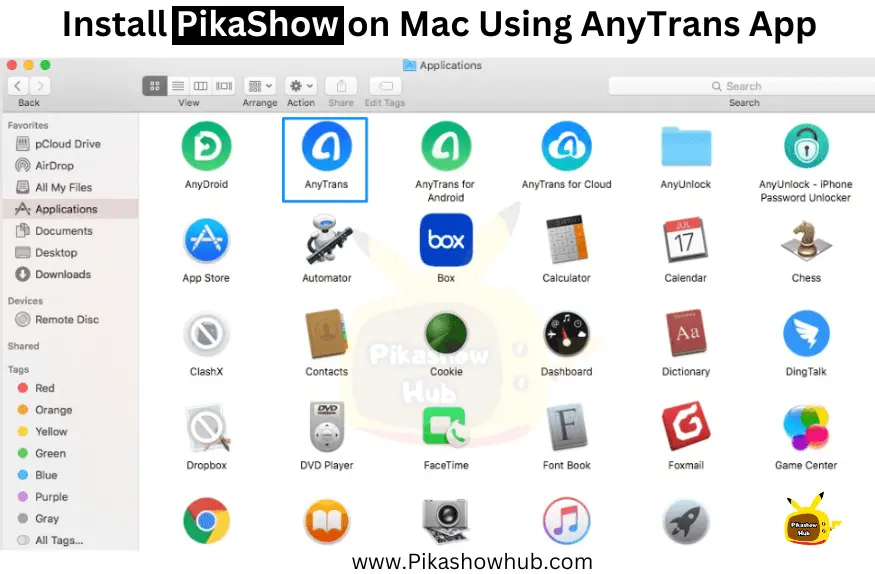 PikaShow on Mac Using JailBreaking
