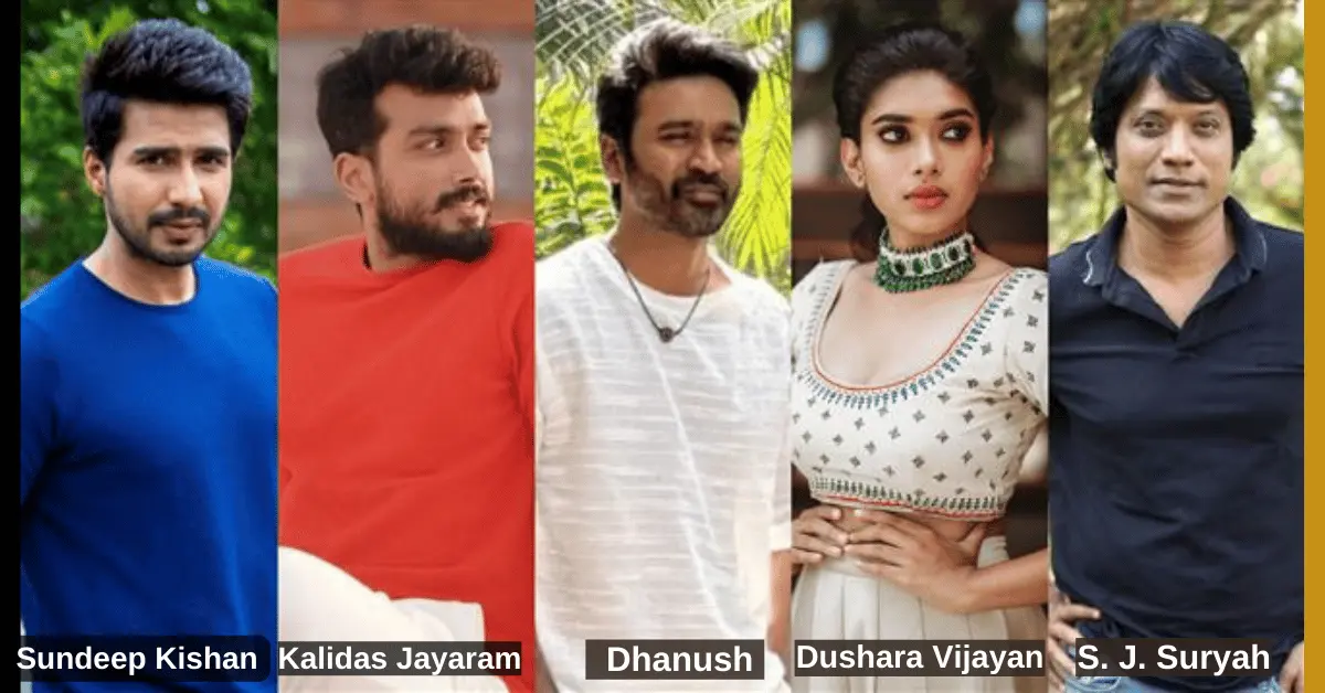 Raayan movie actors