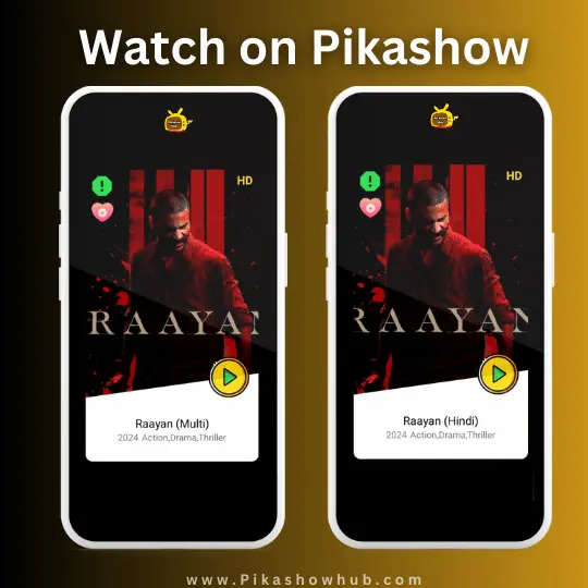 Raayan Releas on OTT Pikashow app