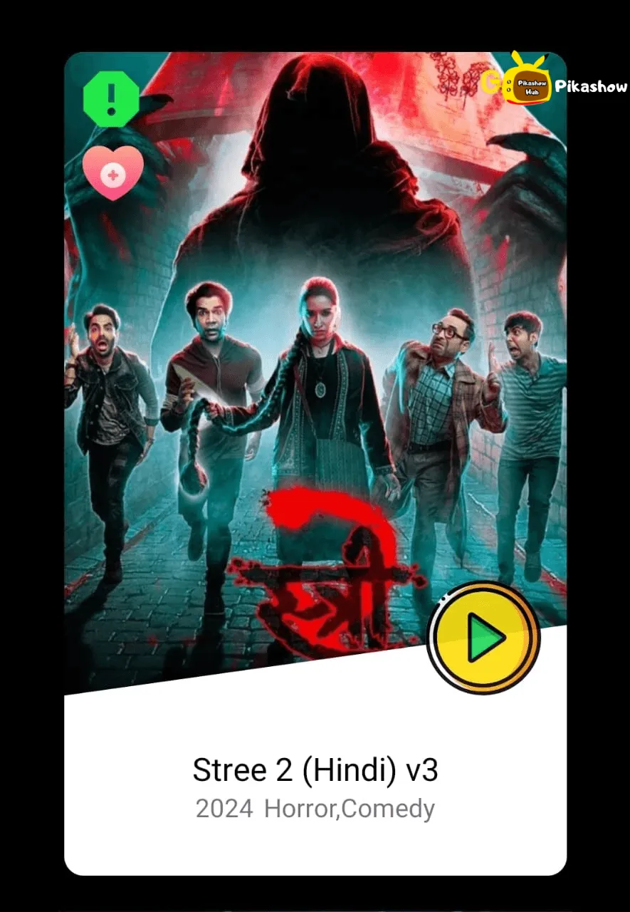 Stree 2 on Pikashow