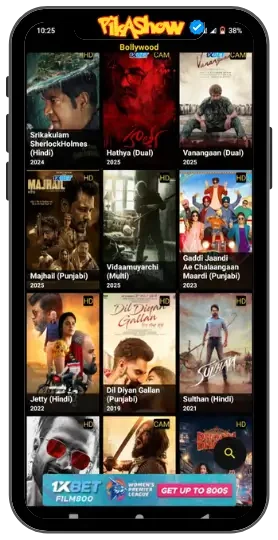Bollywood content on pikashow