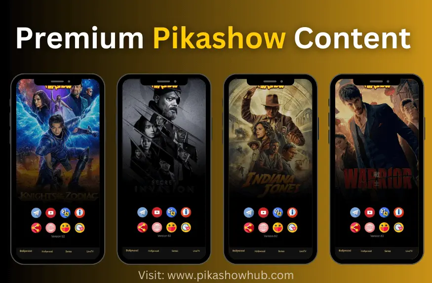 Pikashow iOS premium content collection