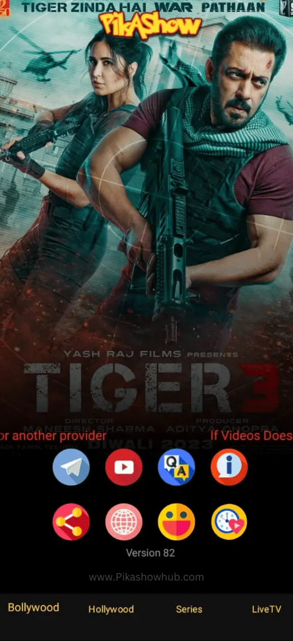 TIGER 3 full movie download with pikashow apk official