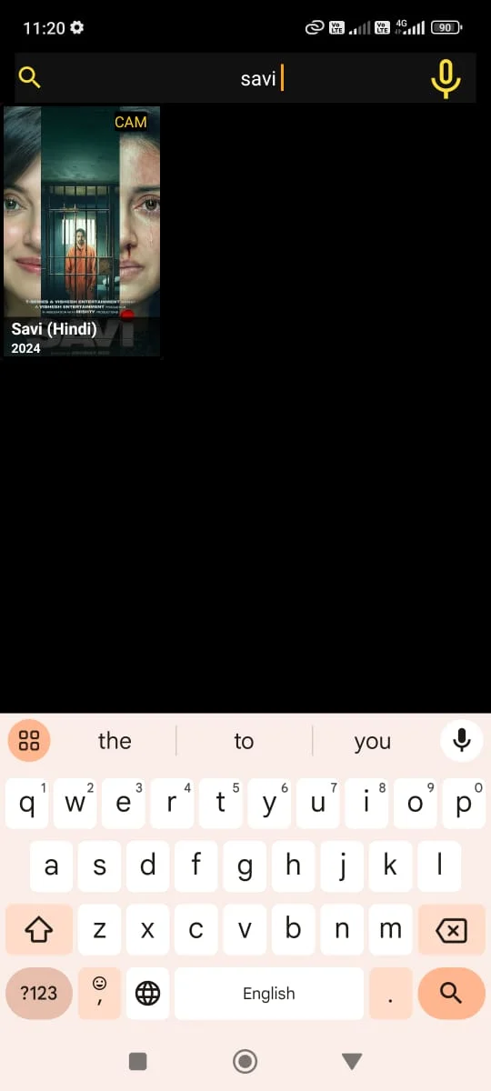 Savi 2024 movie Pikashow Search