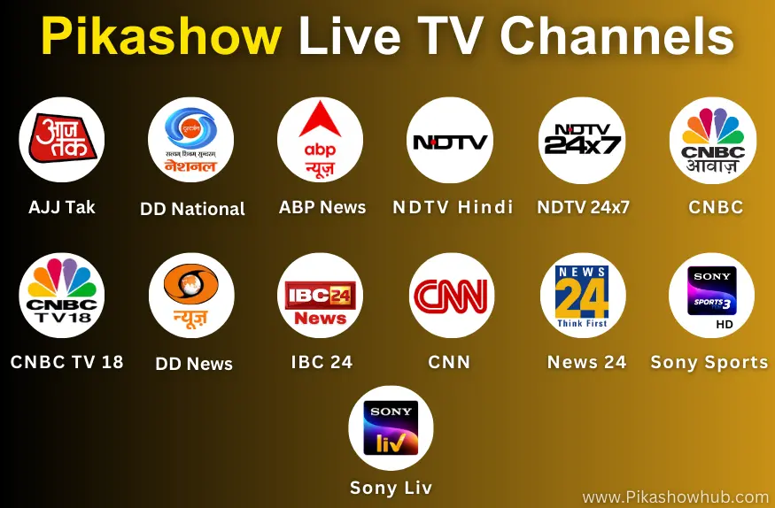 free Pikashow live tv channels