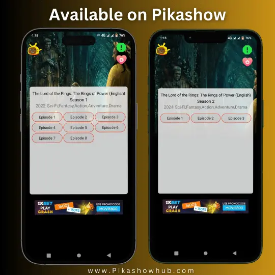 the lord of the rings the rings of power episodes
