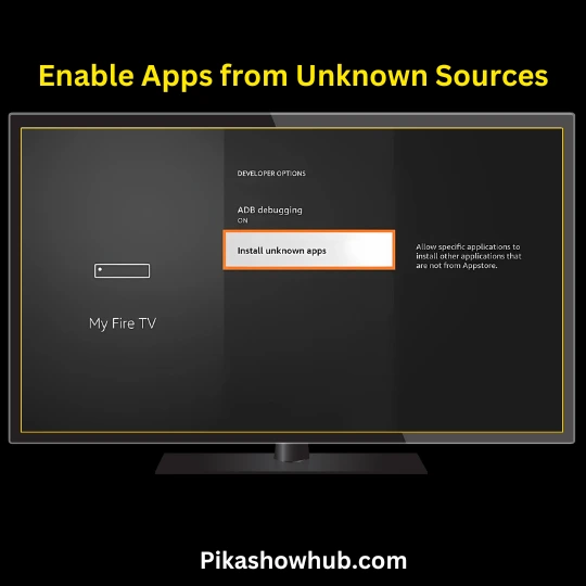 Firestick install unknow apps