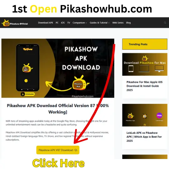 Pikashow official apk
