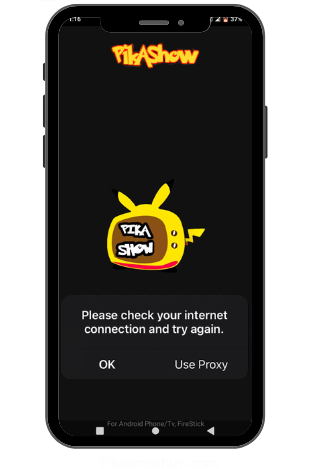 Pikashow Checking Internet Connection
