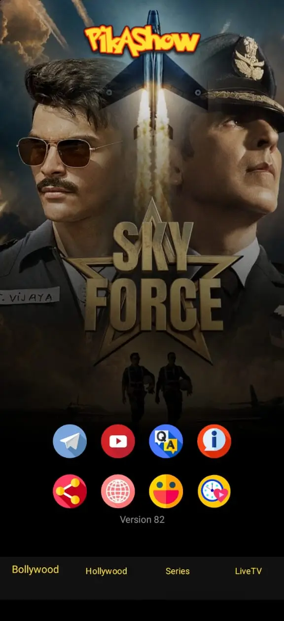 sky force pikashow download